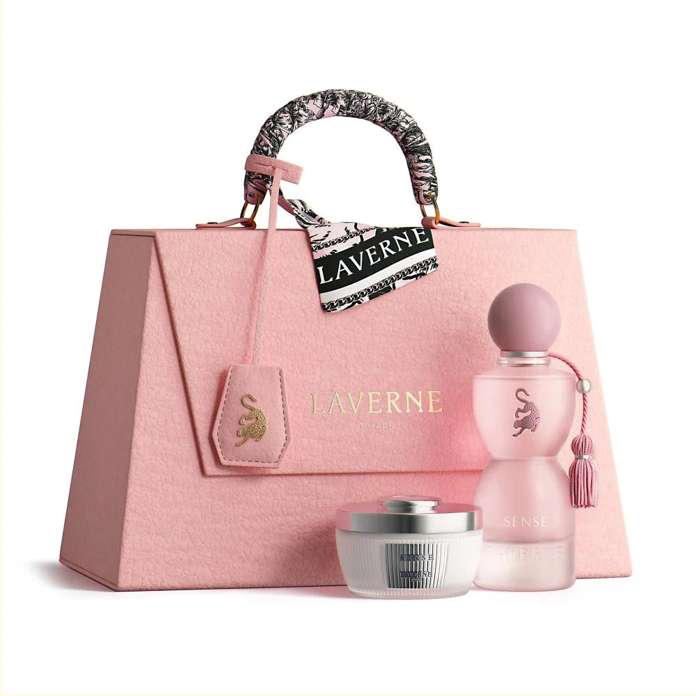 Laverne-Sense-Eau-de-Parfum-For-Women-75ml-Set.jpg Laverne Sense Collection Eau de Parfum For Women 75ml - Image 1