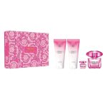 Versace Bright Crystal Absolu Gift Set 90ml EDP + 5ml Mini + 100ml Shower Gel + 100ml Body Lotion